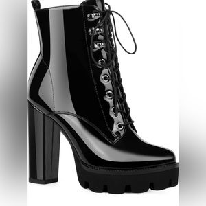 ANN CREEK Women's Platform Lace Up Ankle Boots New